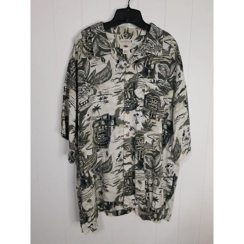 Vintage Original Island Sport Shirt Mens XXL Hawaiian Button Up Tropical